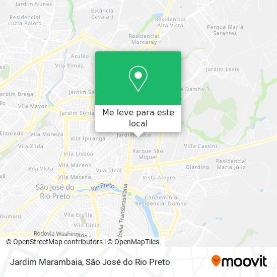 Jardim Marambaia mapa