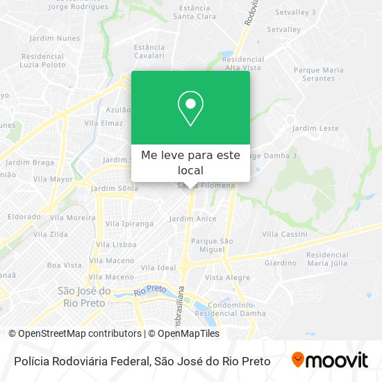 Polícia Rodoviária Federal mapa