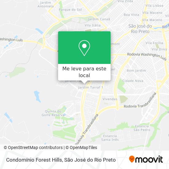 Condomínio Forest Hills mapa