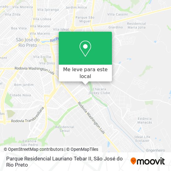 Parque Residencial Lauriano Tebar II mapa