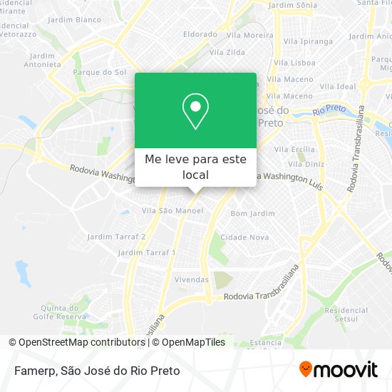 Famerp mapa