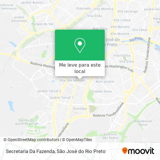 Secretaria Da Fazenda mapa