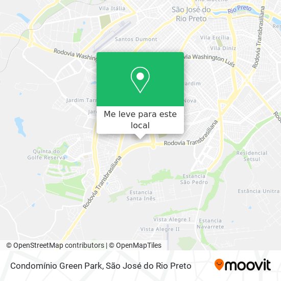 Condomínio Green Park mapa