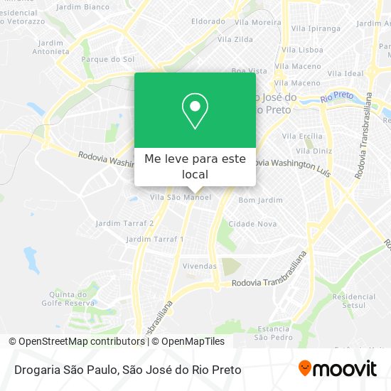 Drogaria São Paulo mapa