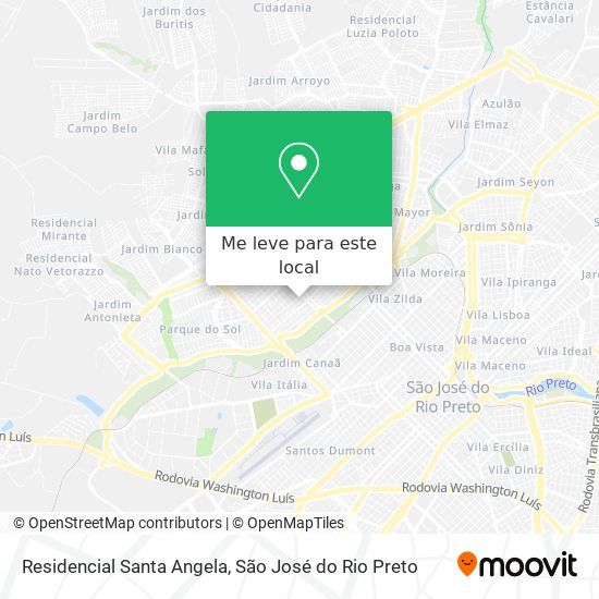 Residencial Santa Angela mapa
