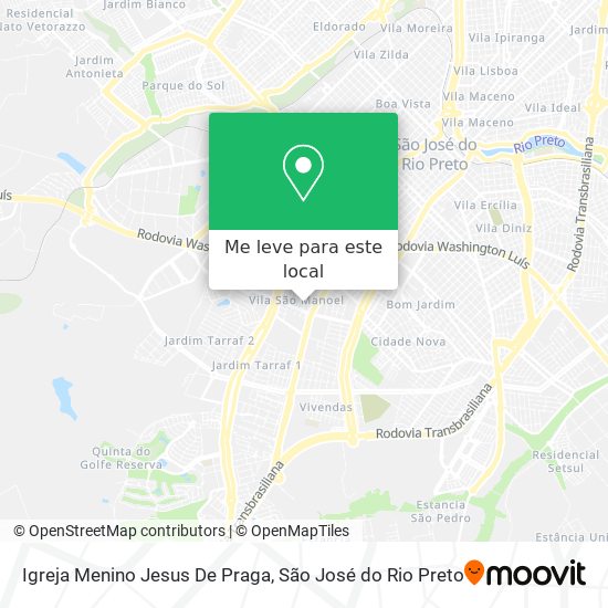 Igreja Menino Jesus De Praga mapa