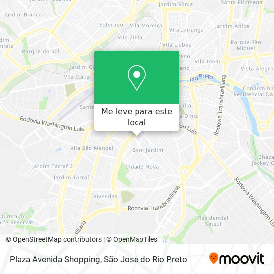 Plaza Avenida Shopping mapa
