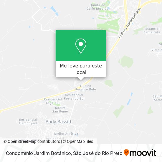Condomínio Jardim Botânico mapa