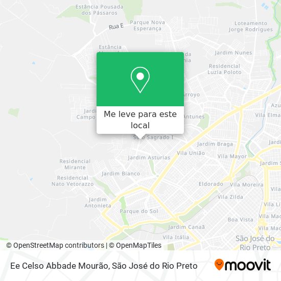 Ee Celso Abbade Mourão mapa