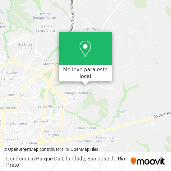 Condomínio Parque Da Liberdade mapa