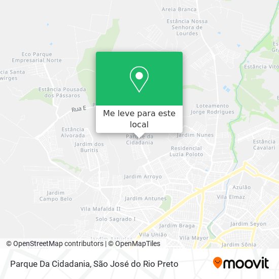 Parque Da Cidadania mapa