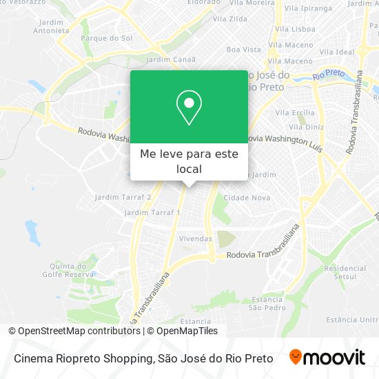 Cinema Riopreto Shopping mapa