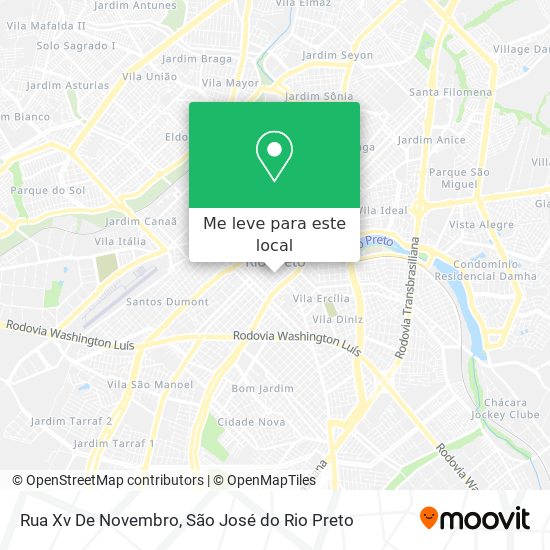 Rua Xv De Novembro mapa