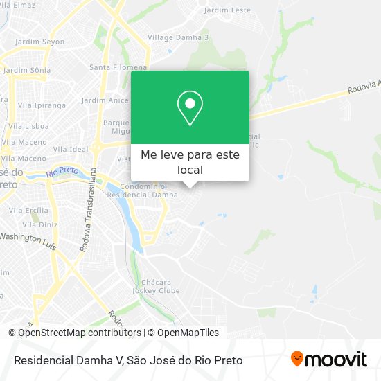 Residencial Damha V mapa