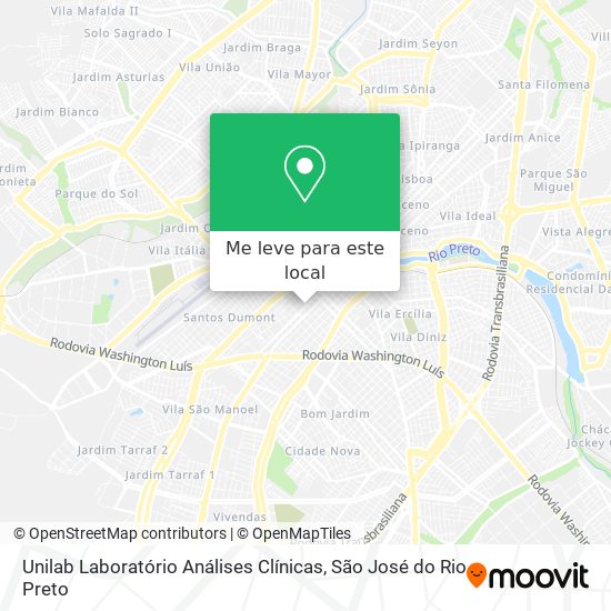 Unilab Laboratório  Análises Clínicas mapa