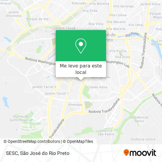 SESC mapa