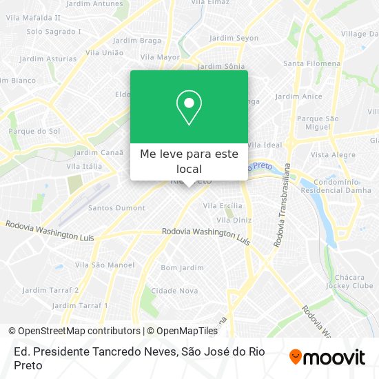 Ed. Presidente Tancredo Neves mapa