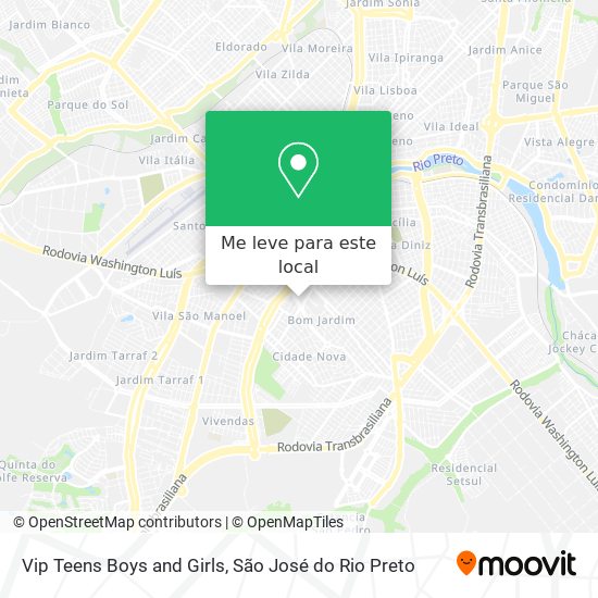 Vip Teens Boys and Girls mapa
