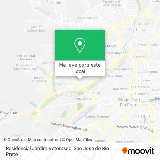 Residencial Jardim Vetorasso mapa