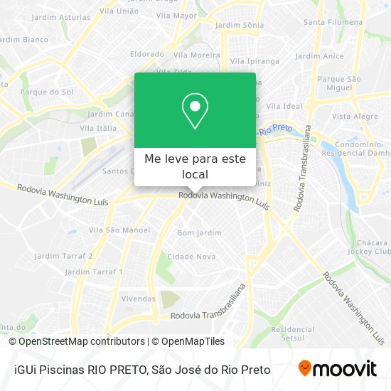 iGUi Piscinas RIO PRETO mapa