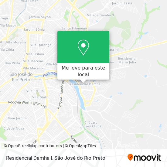 Residencial Damha I mapa