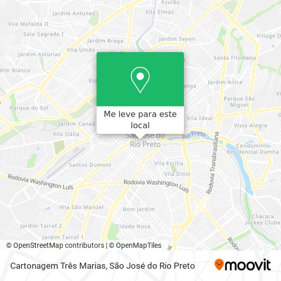 Cartonagem Três Marias mapa