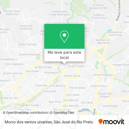 Morro dos ventos uivantes mapa