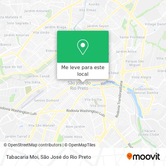 Tabacaria Moi mapa
