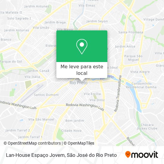 Lan-House Espaço Jovem mapa