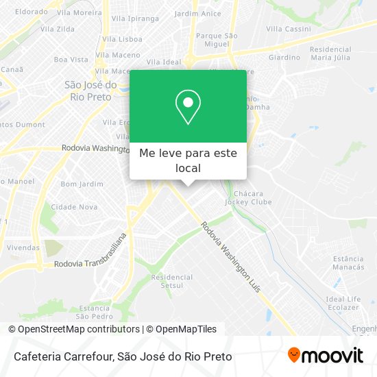 Cafeteria Carrefour mapa