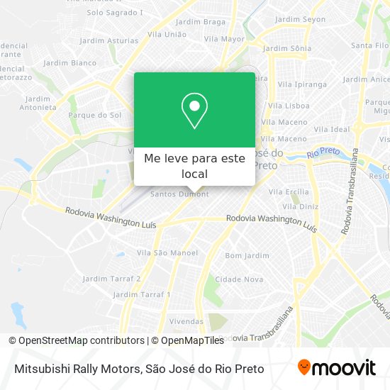 Mitsubishi Rally Motors mapa