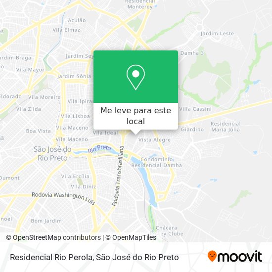 Residencial Rio Perola mapa