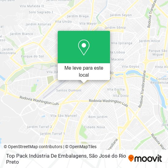 Top Pack Indústria De Embalagens mapa