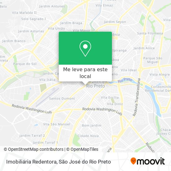 Imobiliária Redentora mapa