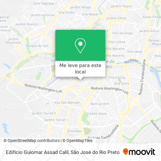 Edifício Guiomar Assad Calil mapa