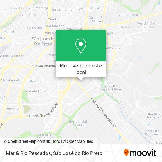 Mar & Rio Pescados mapa