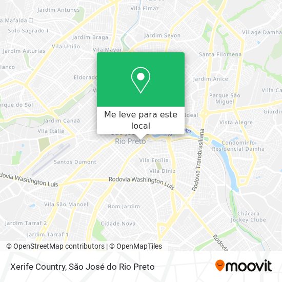 Xerife Country mapa