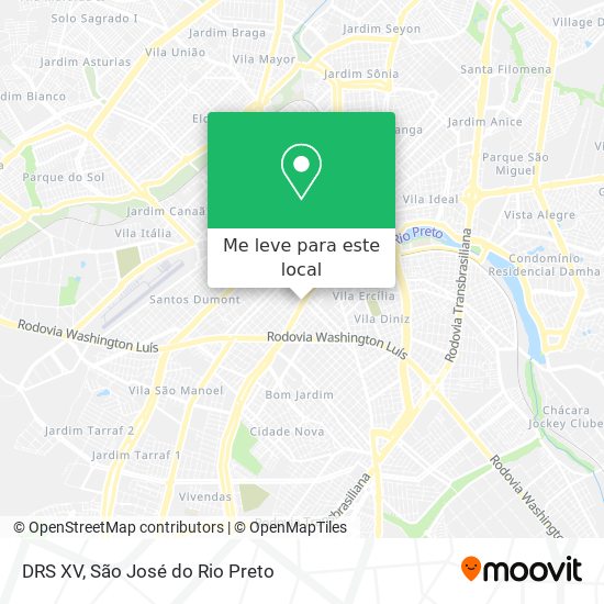DRS XV mapa