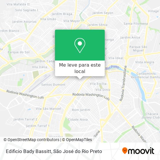 Edificio Bady Bassitt mapa