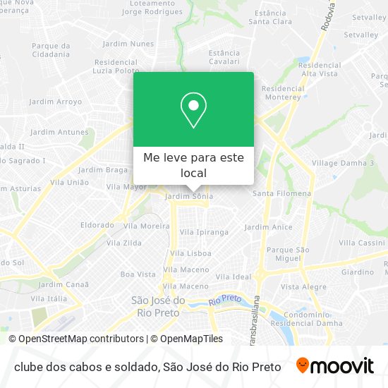 clube dos cabos e soldado mapa