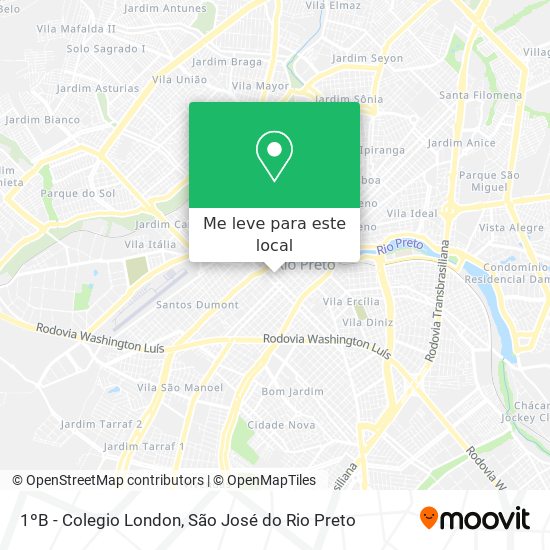 1ºB - Colegio London mapa