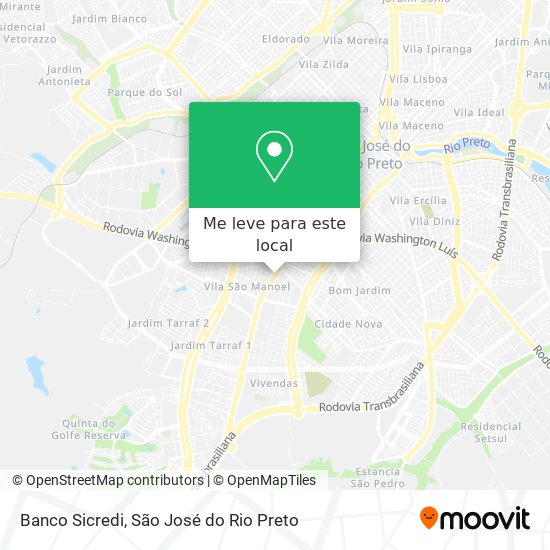 Banco Sicredi mapa