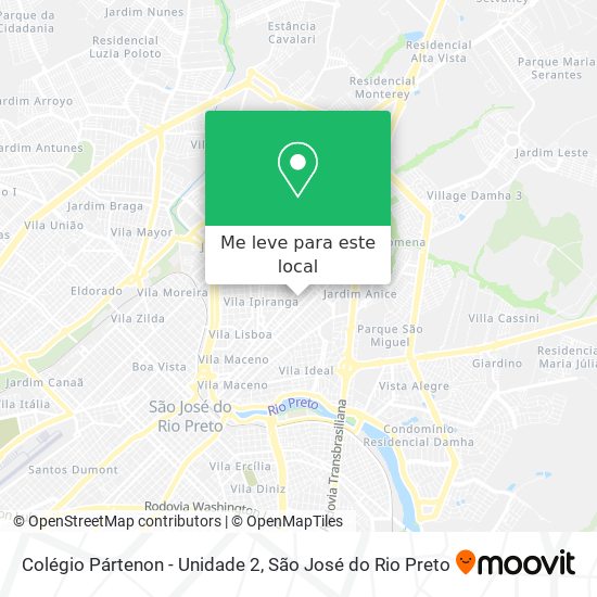 Colégio Pártenon - Unidade 2 mapa