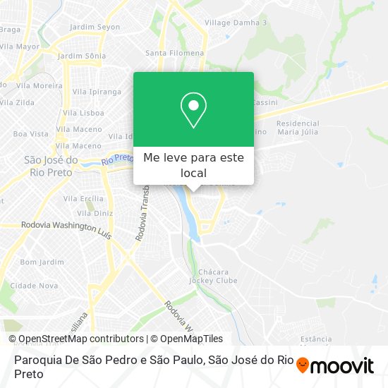 Paroquia De São Pedro e São Paulo mapa