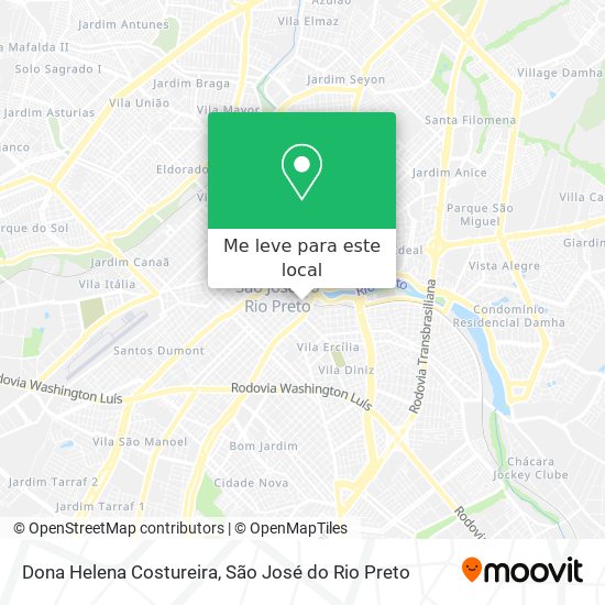 Dona Helena Costureira mapa