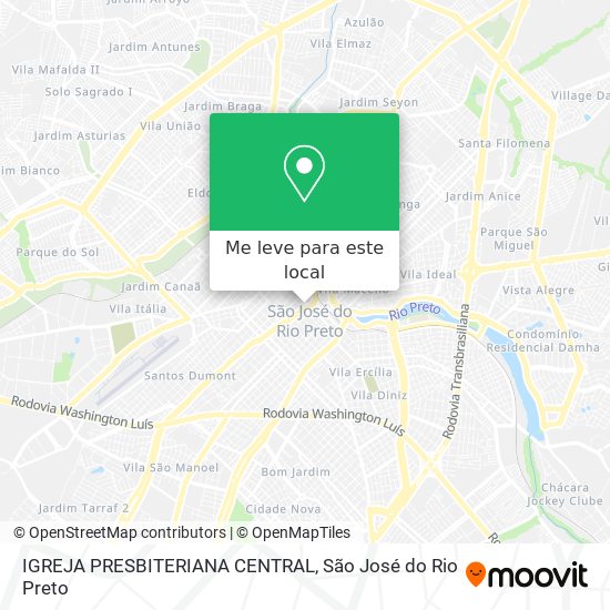 IGREJA PRESBITERIANA CENTRAL mapa