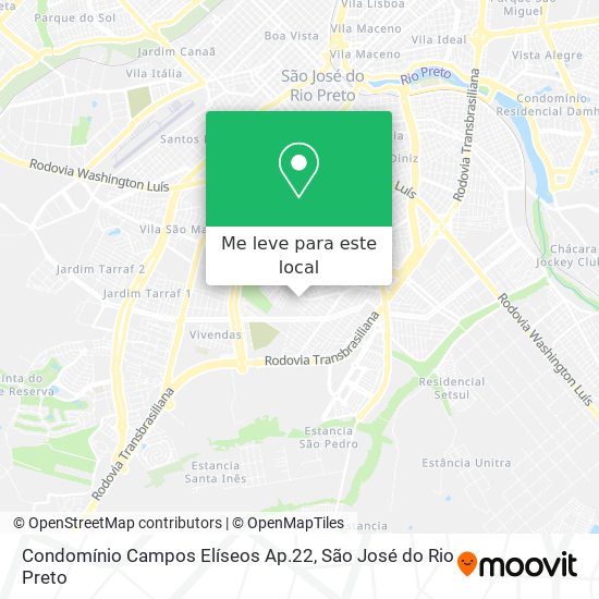 Condomínio Campos Elíseos Ap.22 mapa