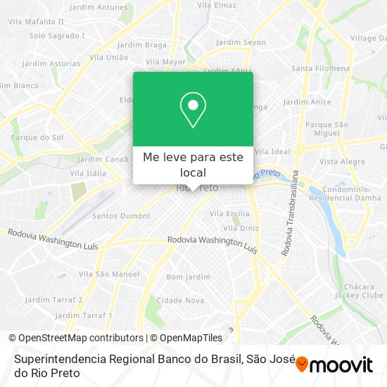 Superintendencia Regional Banco do Brasil mapa