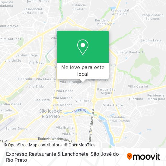 Expresso Restaurante & Lanchonete mapa
