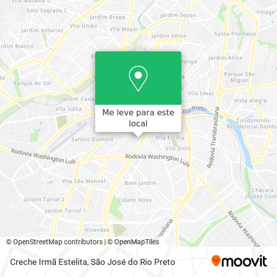 Creche Irmã Estelita mapa